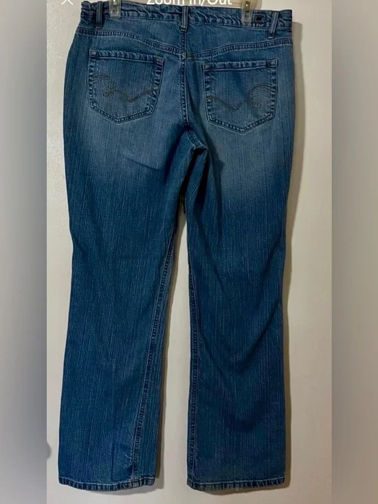 Bandolino Women's Dark Blue Boot-Cut Jeans - Picture 6 of 10